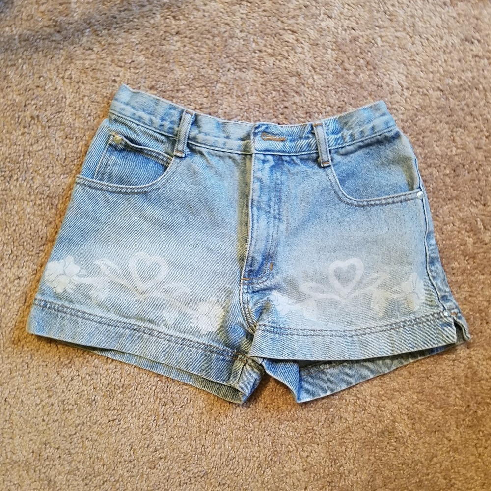 Denim shorts